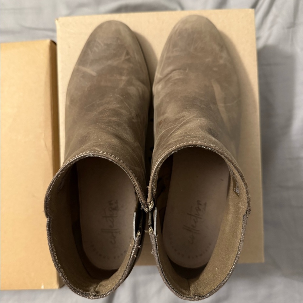 Taupe Ankle Boots